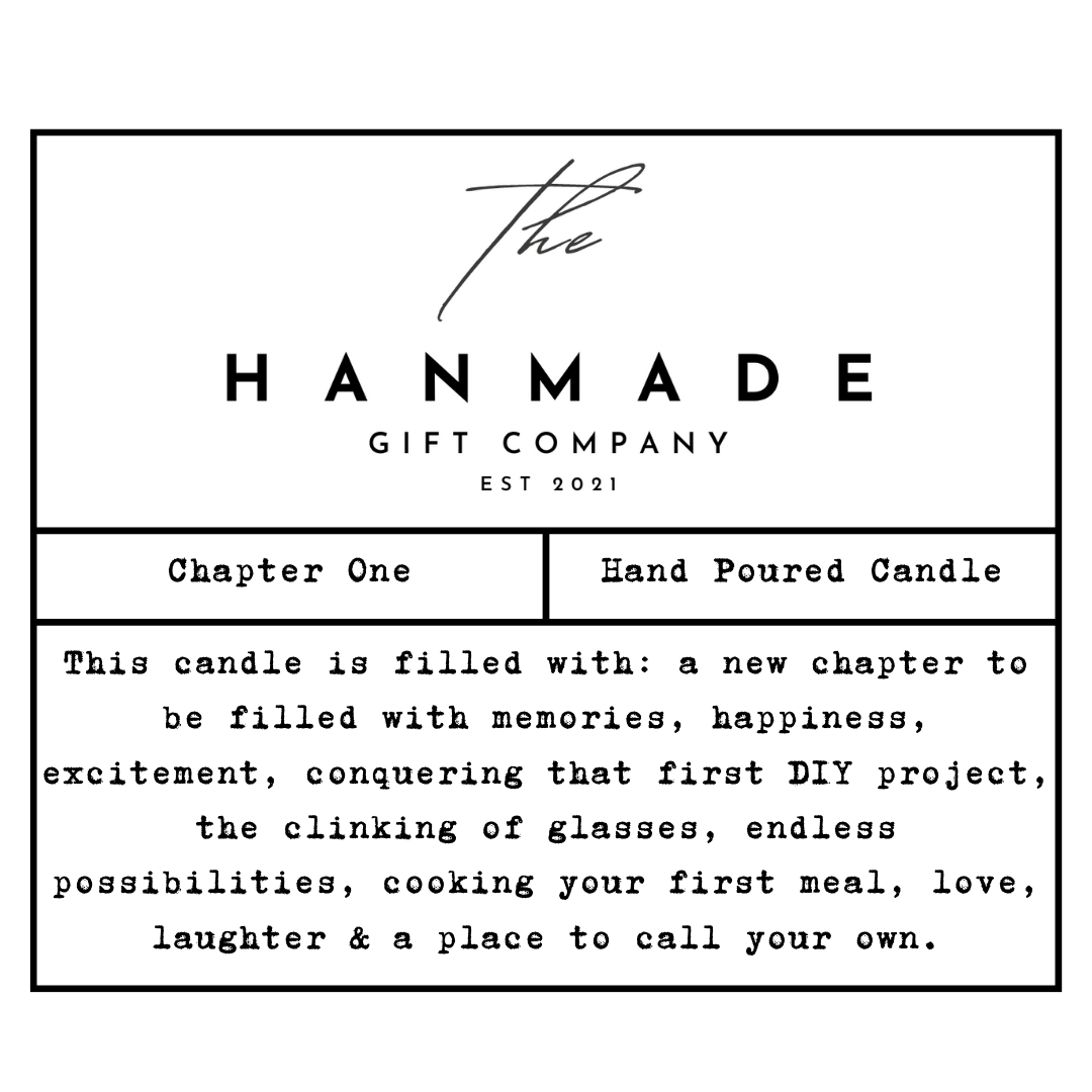 Chapter One - A candle for first time home owners